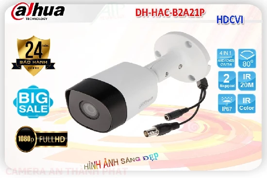Lắp đặt camera tân phú Camera DH-HAC-B2A21P Ngoài Trời