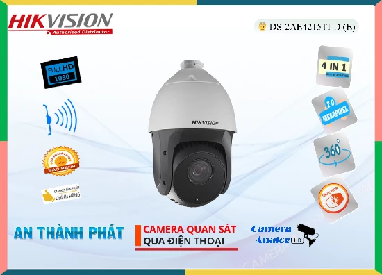 Lắp đặt camera tân phú Camera Hikvision DS-2AE4215TI-D(E)