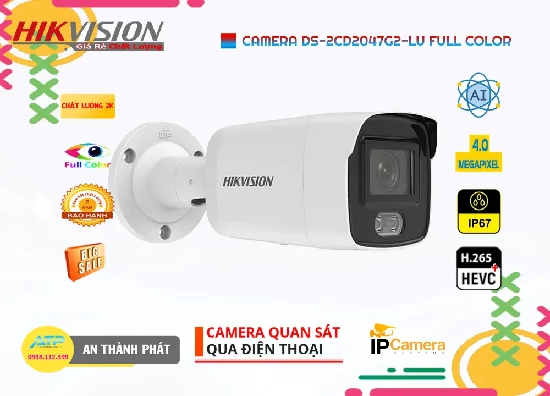Lắp đặt camera tân phú Camera Hikvision Tiết Kiệm DS-2CD2047G2-LU