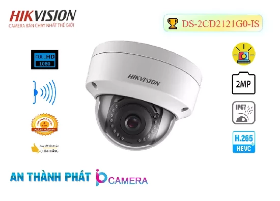 Lắp đặt camera tân phú Camera Hikvision DS-2CD2121G0-IS