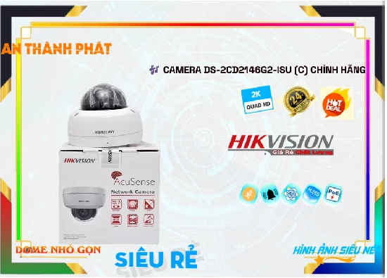 Lắp đặt camera tân phú Camera Hikvision DS-2CD2146G2-ISU(C)