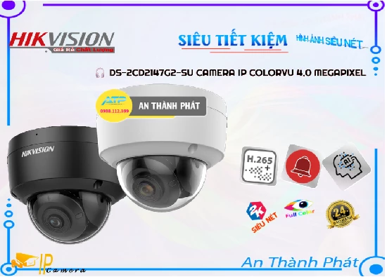 Lắp đặt camera tân phú Camera Hikvision DS-2CD2147G2-SU