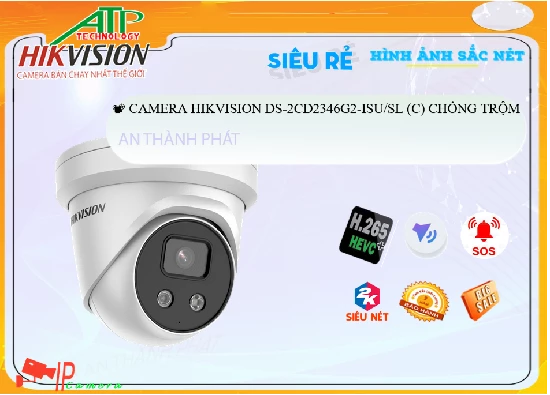 Lắp đặt camera tân phú Camera Hikvision DS-2CD2346G2-ISU/SL(C)
