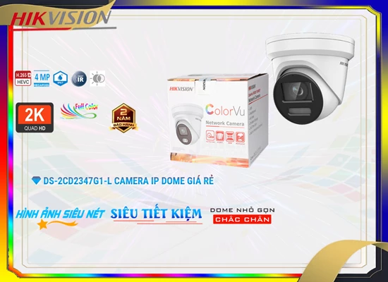 Lắp đặt camera tân phú Camera DS-2CD2347G1-L Hikvision Thiết kế Đẹp