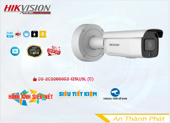 Lắp đặt camera tân phú Camera Hikvision DS-2CD2666G2-IZSU/SL(C)