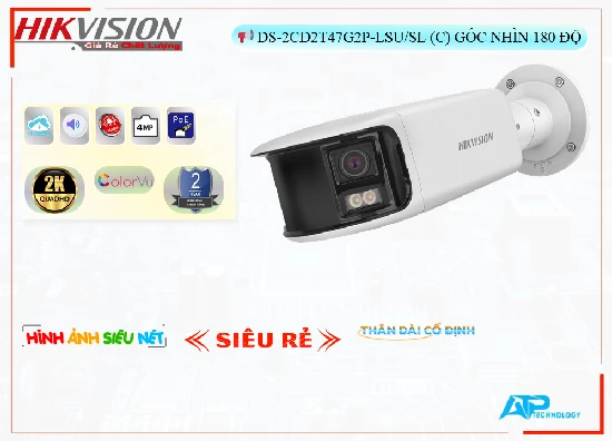 Lắp đặt camera tân phú Camera Hikvision DS-2CD2T47G2P-LSU/SL(C)