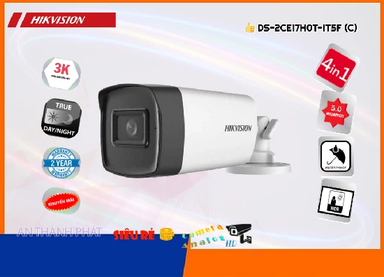 Lắp đặt camera tân phú Camera Hikvision DS-2CE17H0T-IT5F(C)