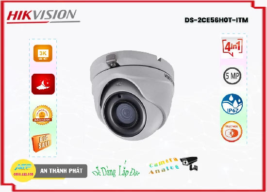 Lắp đặt camera tân phú Camera Hikvision DS-2CE56H0T-ITM