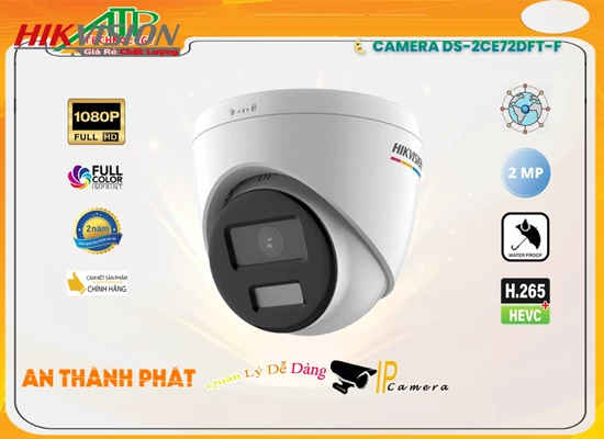 Lắp đặt camera tân phú Camera An Ninh Hikvision DS-2CE72DFT-F Giá rẻ