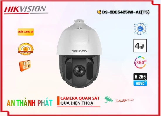 Lắp đặt camera tân phú Camera Hikvision DS-2DE5425IW-AE(T5)