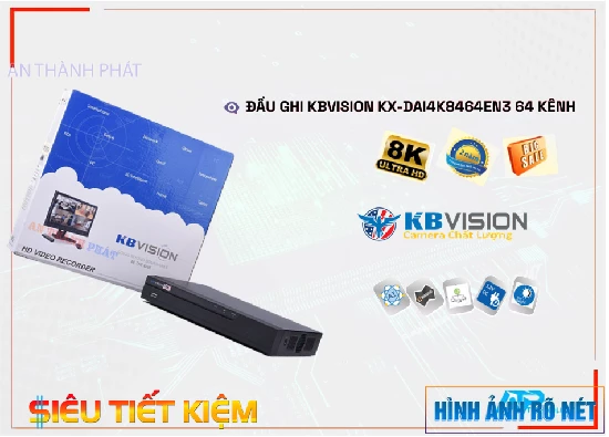 Lắp đặt camera tân phú Đầu Ghi KBvision KX-DAi4K8464EN3
