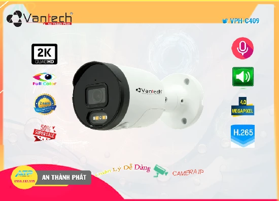 Lắp đặt camera tân phú Camera VanTech VPH-C409