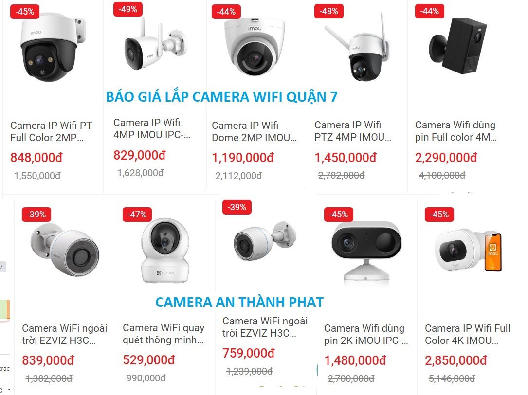 lắp camera quan sát không dây tại quận 7
