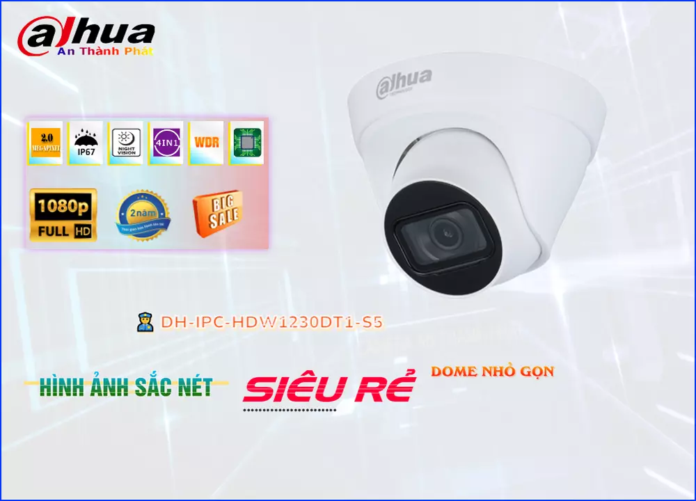 Camera IP dahua DH-IPC-HDW1230DT1-S5,DH IPC HDW1230DT1 S5,Giá Bán DH-IPC-HDW1230DT1-S5,DH-IPC-HDW1230DT1-S5 Giá Khuyến