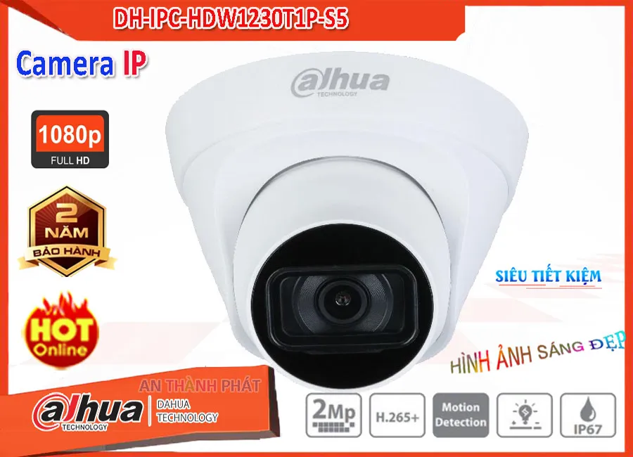 Camera IP Dahua DH-IPC-HDW1230T1P-S5,DH-IPC-HDW1230T1P-S5 Giá rẻ,DH-IPC-HDW1230T1P-S5 Giá Thấp Nhất,Chất Lượng