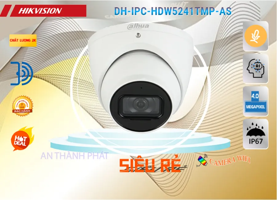 Camera IP Dahua DH-IPC-HDW5241TMP-AS,Giá DH-IPC-HDW5241TMP-AS,phân phối DH-IPC-HDW5241TMP-AS,DH-IPC-HDW5241TMP-ASBán