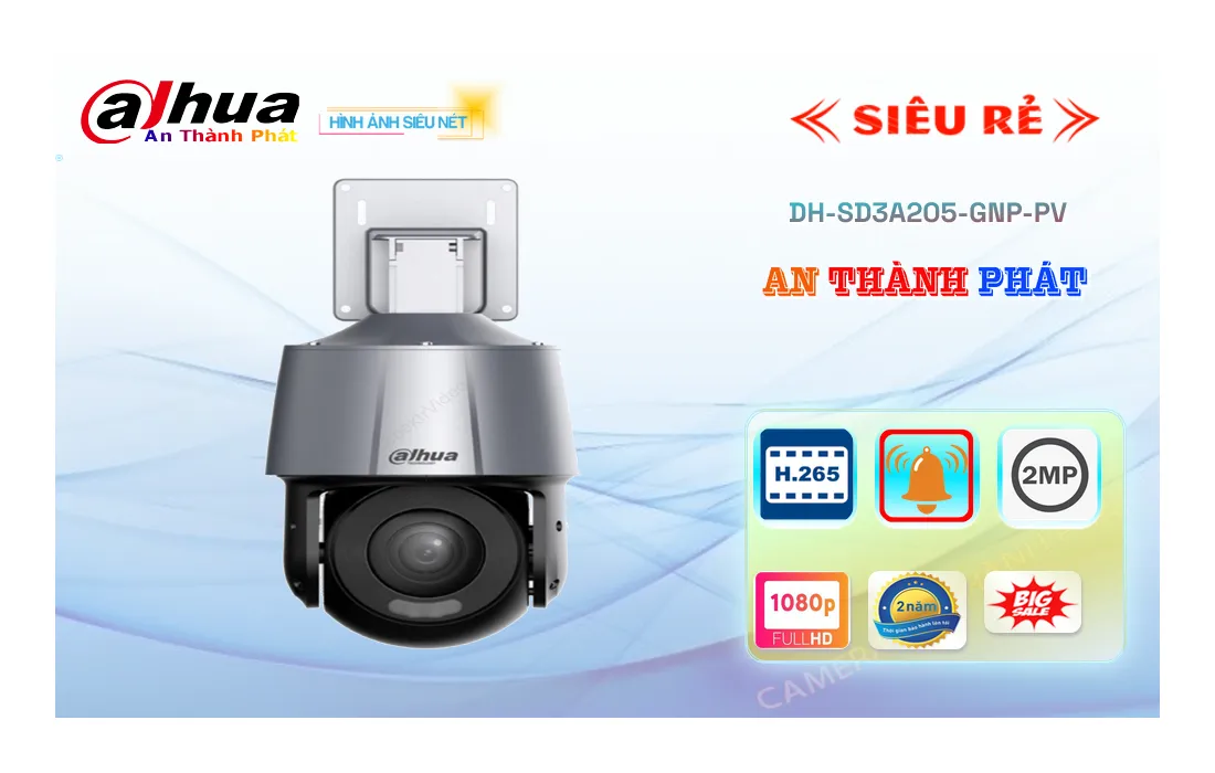 camera dahua DH-SD3A205-GNP-PV chất lượng sắc nét