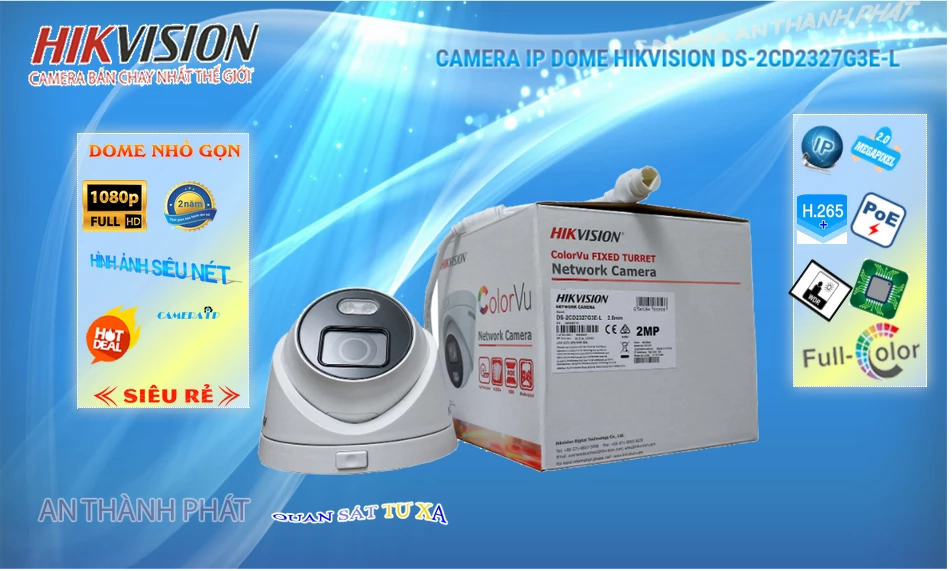 Camera DS-2CD2327G3E-L  Hikvision Công Nghệ Mới