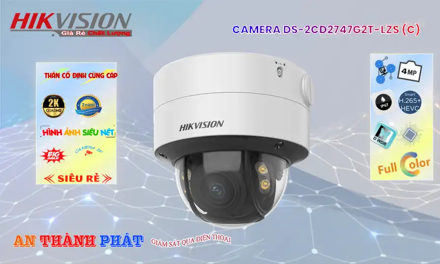 DS-2CD2747G2T-LZS(C) Camera Giá rẻ  Hikvision