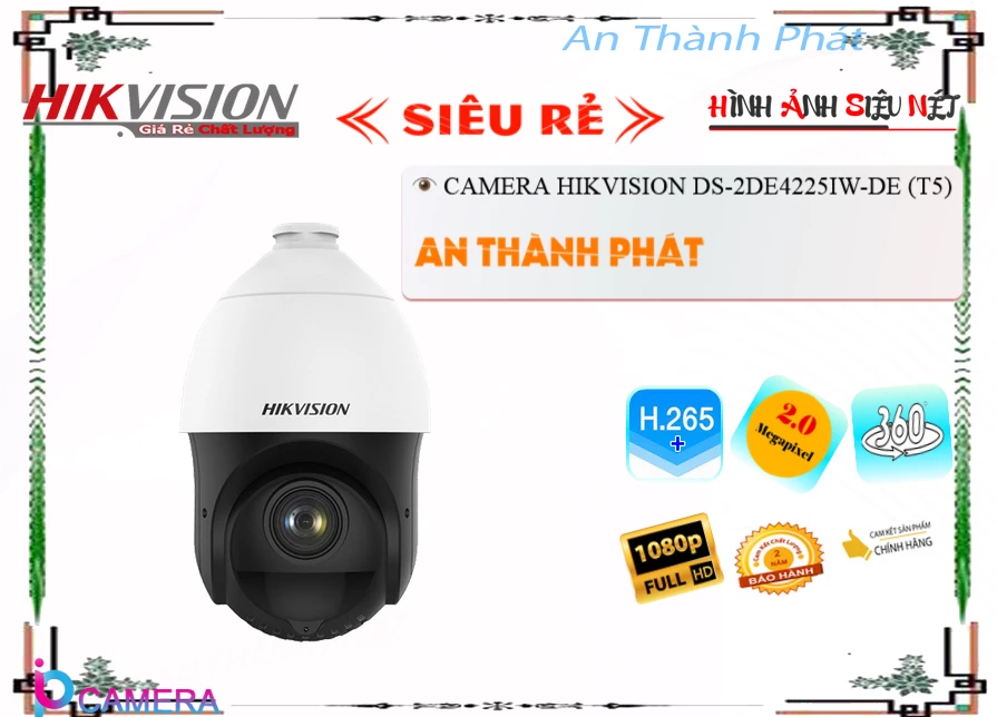 Camera Hikvision DS-2DE4225IW-DE(T5),Chất Lượng DS-2DE4225IW-DE(T5),DS-2DE4225IW-DE(T5) Công Nghệ