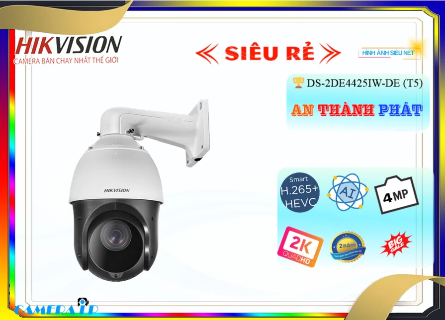 Camera Hikvision DS-2DE4425IW-DE(T5),DS-2DE4425IW-DE(T5) Giá Khuyến Mãi,DS-2DE4425IW-DE(T5) Giá rẻ,DS-2DE4425IW-DE(T5)
