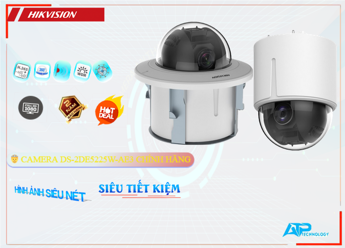 Camera Hikvision DS-2DE5225W-AE3 Tiết Kiệm,Giá DS-2DE5225W-AE3,DS-2DE5225W-AE3 Giá Khuyến Mãi,bán Camera Hikvision