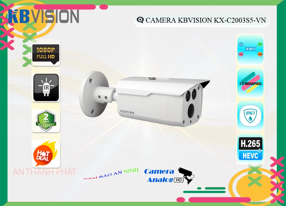 Camera KBvision KX-C2003S5-VN,KX C2003S5 VN,Giá Bán KX-C2003S5-VN,KX-C2003S5-VN Giá Khuyến Mãi,KX-C2003S5-VN Giá