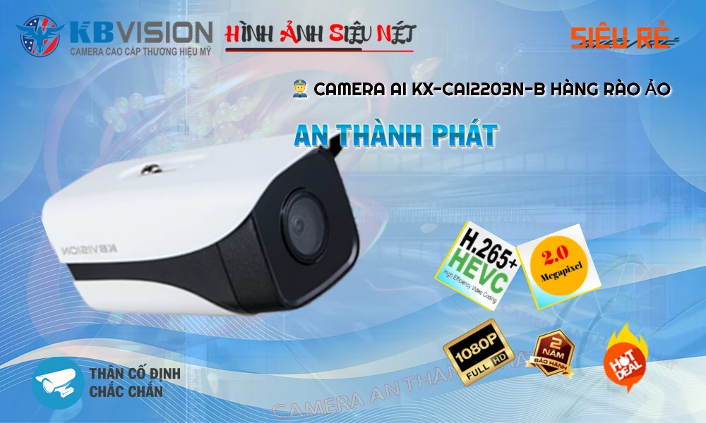KX-CAi2203N-B Camera  KBvision Thiết kế Đẹp ❇