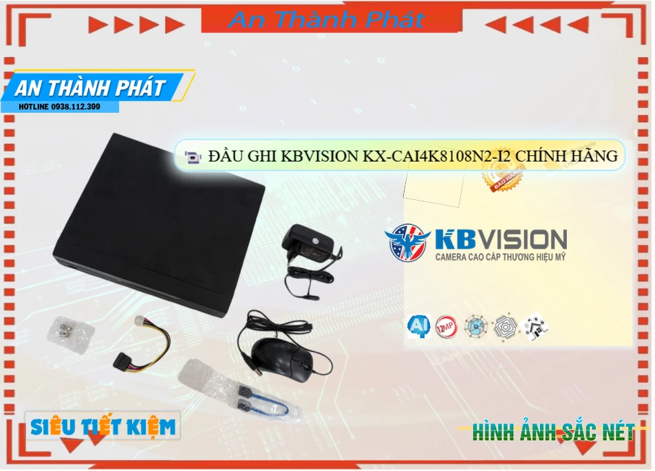 Đầu Ghi KBvision KX-CAi4K8108N2-I2,Giá KX-CAi4K8108N2-I2,phân phối KX-CAi4K8108N2-I2,KX-CAi4K8108N2-I2Bán Giá Rẻ,Giá
