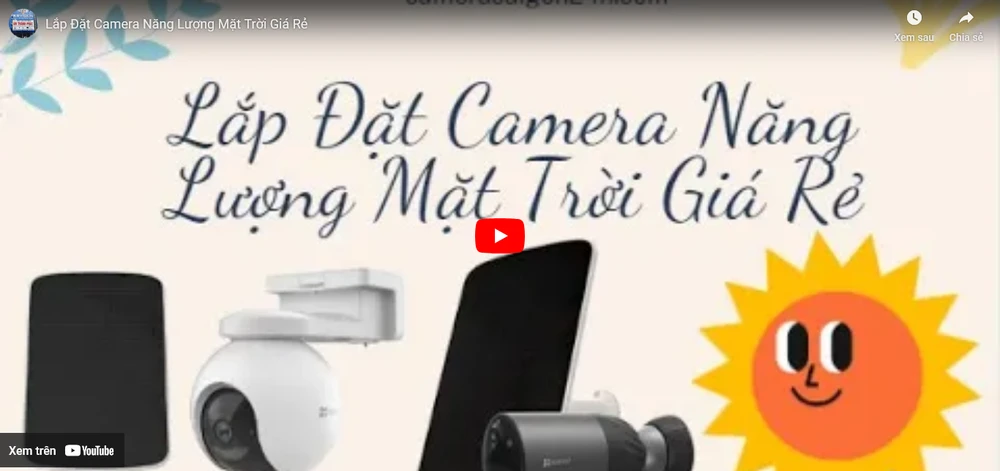 Lắp Camera Xem Qua Điện Thoại