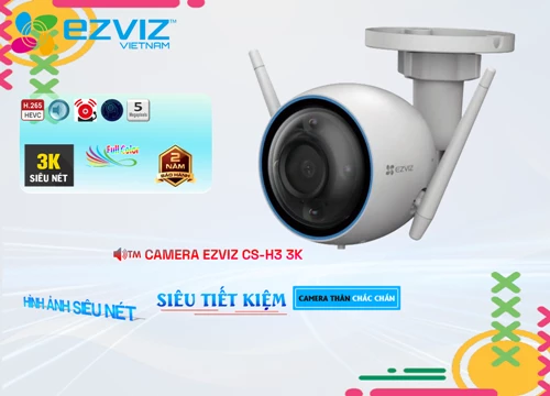 Lắp đặt camera tân phú Camera Ezviz CS-H3 3K