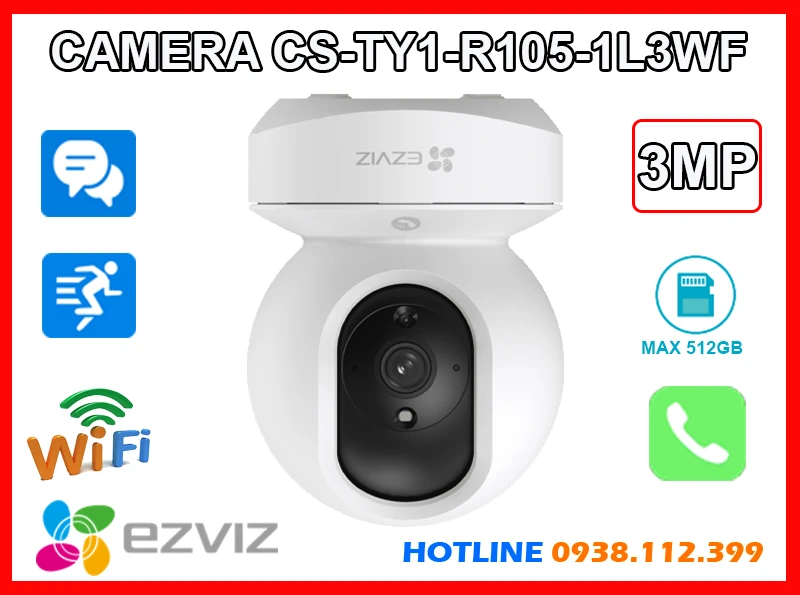Camera Gọi Điện CS-TY1-R105-1L3WF EZVIZ (3MP),CS-TY1-R105-1L3WF sale mạnh,CS-TY1-R105-1L3WF bán rẻ,CS-TY1-R105-1L3WF Chính hãng,Phân phối rẻ CS-TY1-R105-1L3WF,chất lượng CS-TY1-R105-1L3WF,Bán Giá Wifi IP CS-TY1-R105-1L3WF,Giá kỹ thuật CS-TY1-R105-1L3WF,CS-TY1-R105-1L3WF giá hấp dẫn