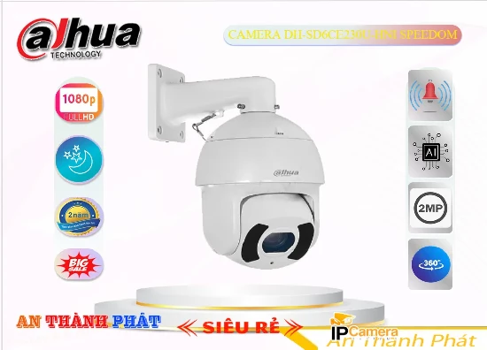 Lắp đặt camera tân phú DH-SD6CE230U-HNI Camera Speedom Thông Minh