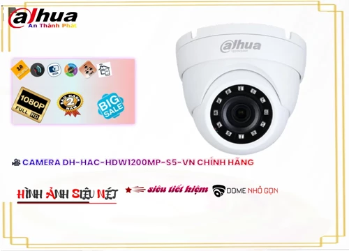 Lắp đặt camera tân phú Camera An Ninh Dahua DH-HAC-HDW1200MP-S5-VN