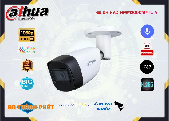 Lắp đặt camera tân phú Camera Dahua DH-HAC-HFW1200CMP-IL-A