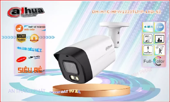 Lắp đặt camera tân phú Camera Dahua DH-HAC-HFW1239TLMP-LED-S2