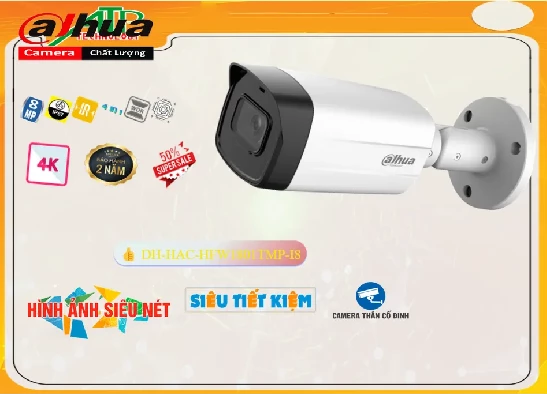 Lắp đặt camera tân phú DH-HAC-HFW1801TMP-I8 Camera An Ninh Thiết kế Đẹp