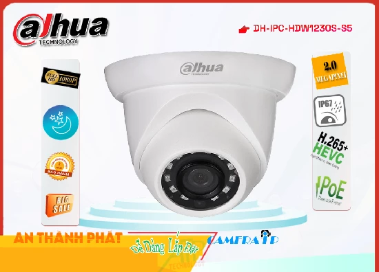 Lắp đặt camera tân phú Camera Dahua DH-IPC-HDW1230S-S5