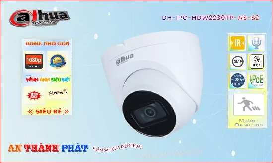 Lắp đặt camera tân phú Camera IP Dahua DH-IPC-HDW2230TP-AS-S2