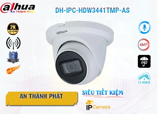 Lắp đặt camera tân phú Camera Dahua IP DH-IPC-HDW3441TMP-AS