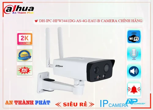 Lắp đặt camera tân phú Camera 4G Dahua DH-IPC-HFW3441DG-AS-4G-EAU-B
