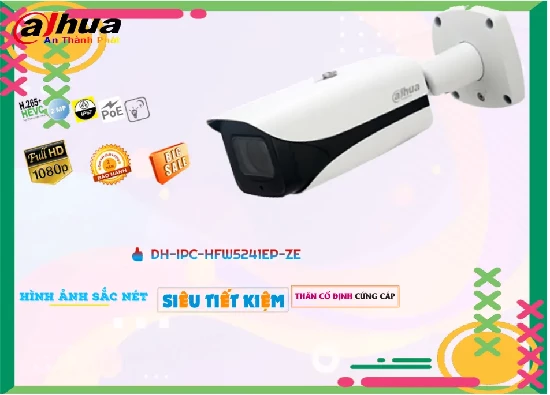 Lắp đặt camera tân phú Camera Dahua DH-IPC-HFW5241EP-ZE