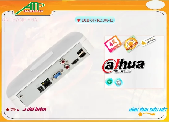 Lắp đặt camera tân phú Đầu Ghi Hình IP Dahua DHI-NVR2108-I2
