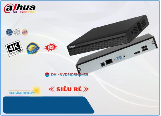 Lắp đặt camera tân phú Đầu Ghi Hình IP Dahua DHI-NVR2108HS-S3