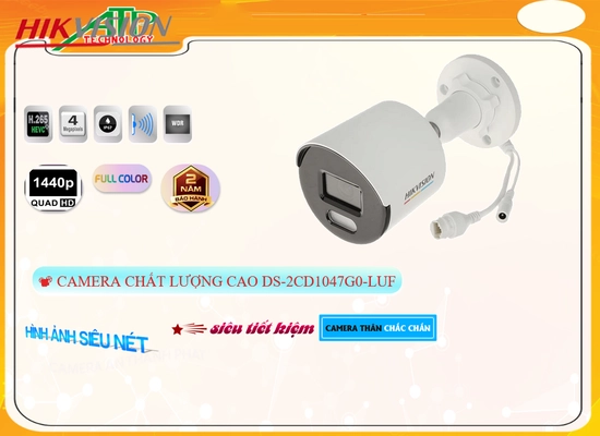 Lắp đặt camera tân phú Camera ❇ DS-2CD1047G0-LUF Color Vu