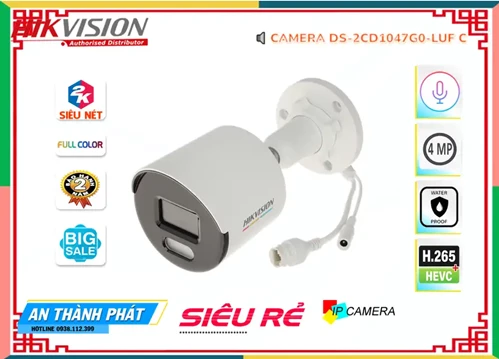 Lắp đặt camera tân phú Camera Hikvision DS-2CD1047G0-LUFC