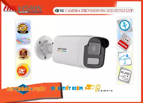 Lắp đặt camera tân phú Camera Hikvision DS-2CD1T27G2-LUF