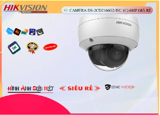 Lắp đặt camera tân phú Camera Hikvision DS-2CD2166G2-ISU(C)