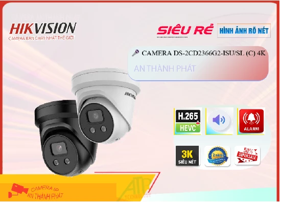 Lắp đặt camera tân phú Camera Hikvision DS-2CD2366G2-ISU/SL(C)
