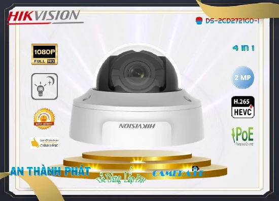 Lắp đặt camera tân phú Camera Hikvision DS-2CD2721G0-I
